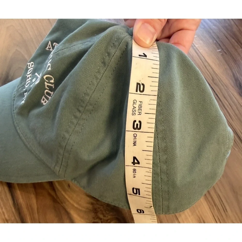 Abercrombie Soho NY Hat Green Athletic Club Tennis Preppy Strapback Cap Coastal